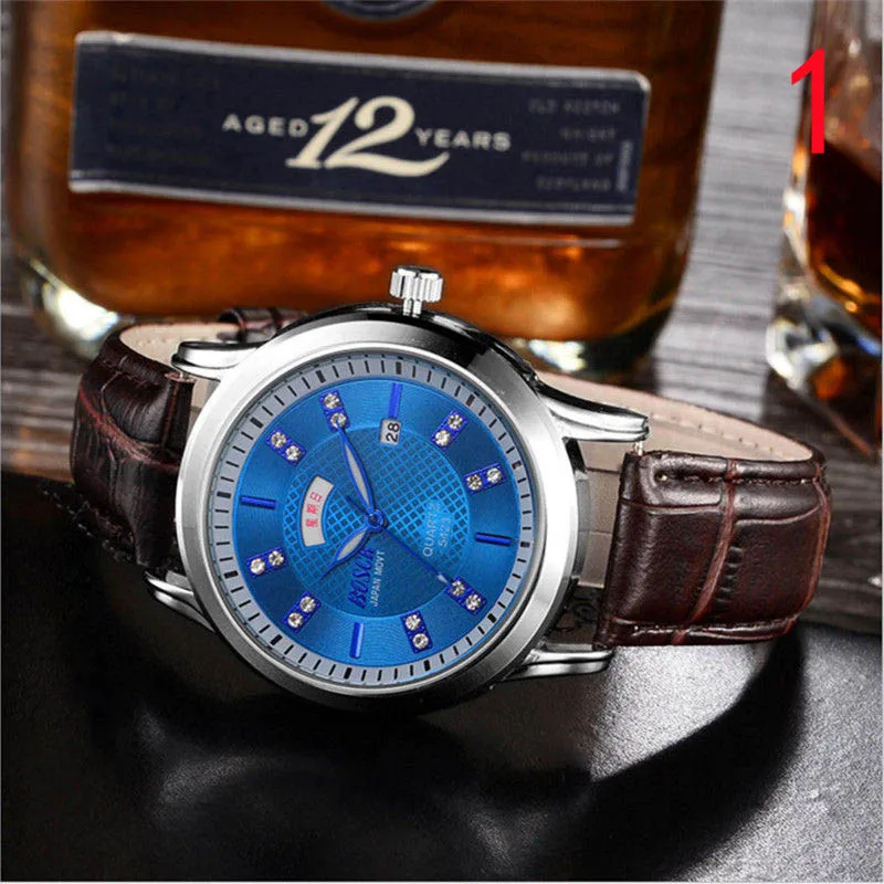 

Watch men's automatic mechanical watch steel waterproof men's watch luminous leather belt men's watch hollow watch