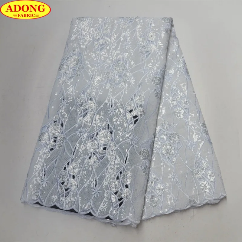 ADONG New Arrival French Lace Fabrics 2018 African Tulle Fabric Appliqued lots Sequins Cord with Stone | Дом и сад