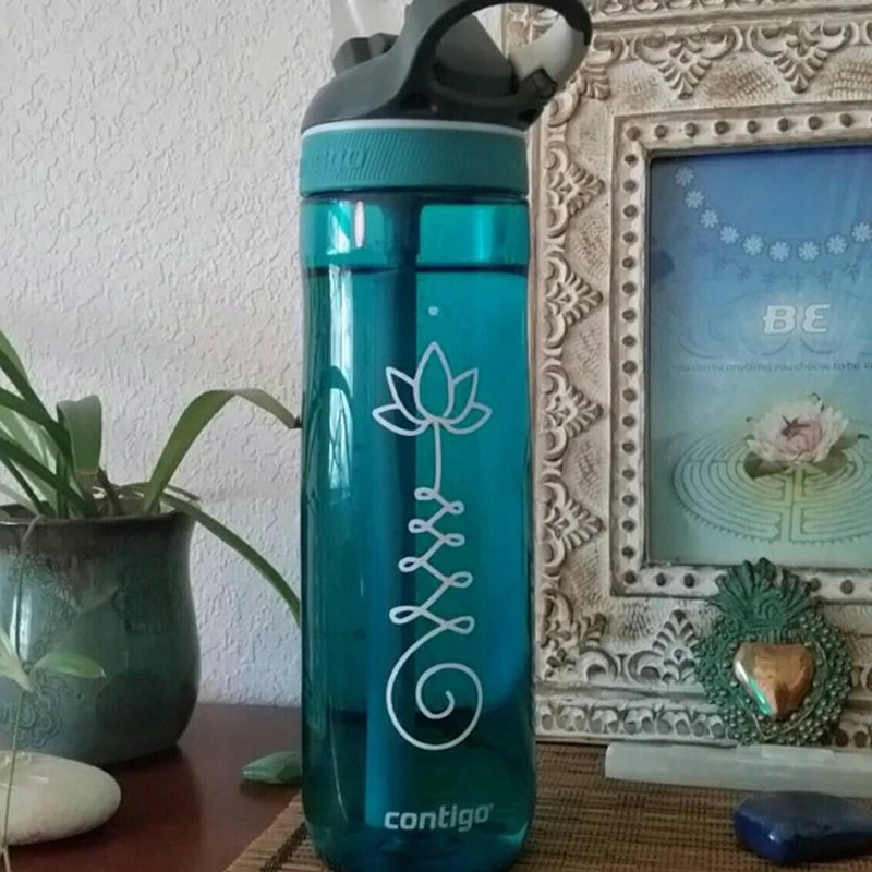 Meditation Yoga Vinyl Art Painting Cup Decor