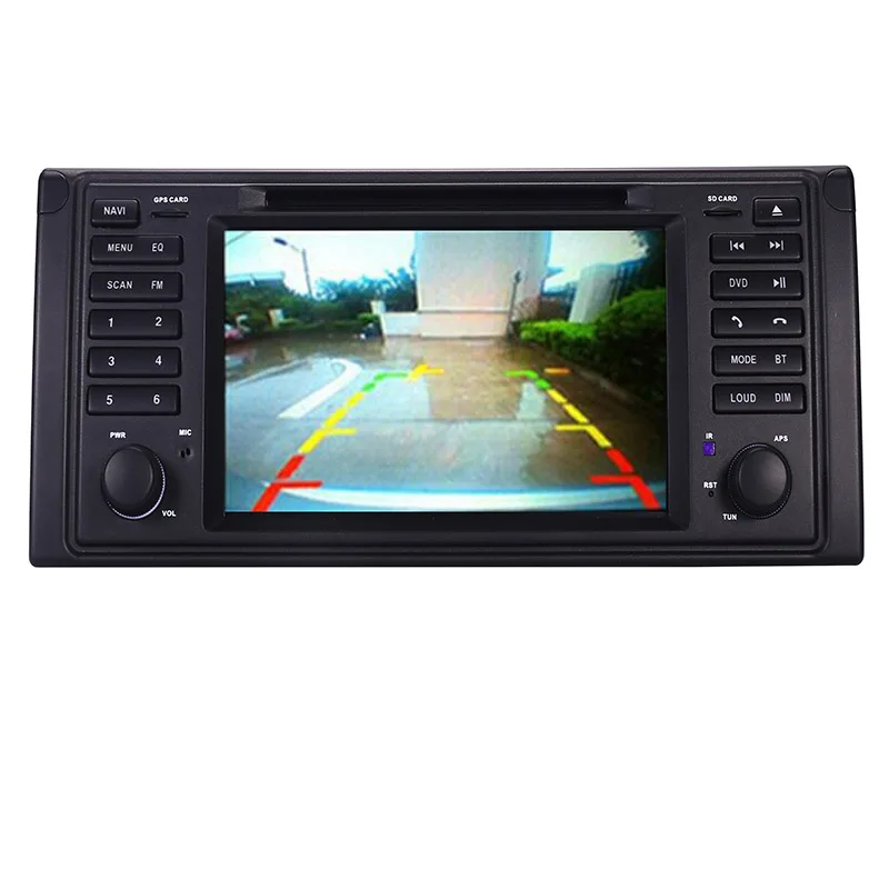 В наличии оригинальный UI 2 din Android 10 автомобильный DVD плеер для bmw E39 X5 GPS BT Радио USB SD