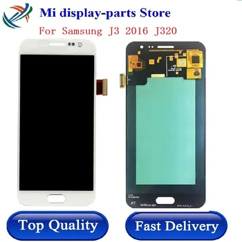 

Super AMOLED 5.0'' Display For Samsung Galaxy J3 2016 J320 LCD Display J320A J320F J320M Touch Screen Digitizer Replacement Part
