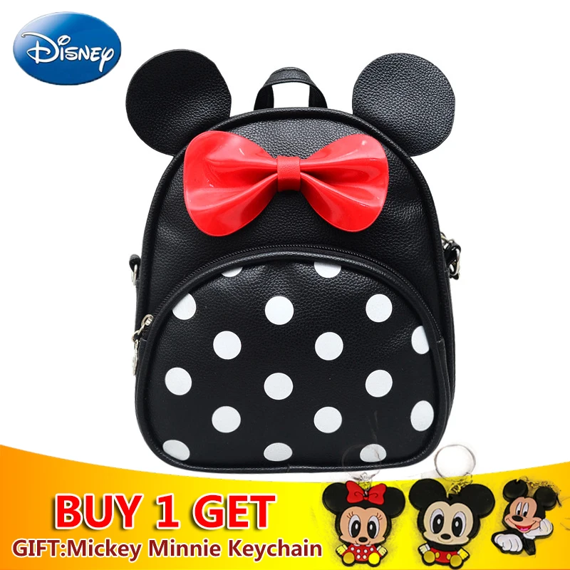 Disney рюкзак "Микки" Минни Маус, милая Минни из мультфильма Для женщин сумка женская сумка модные школьные рюкзаки для мальчиков путешествия Водонепроницаемый подарки на день рождения
