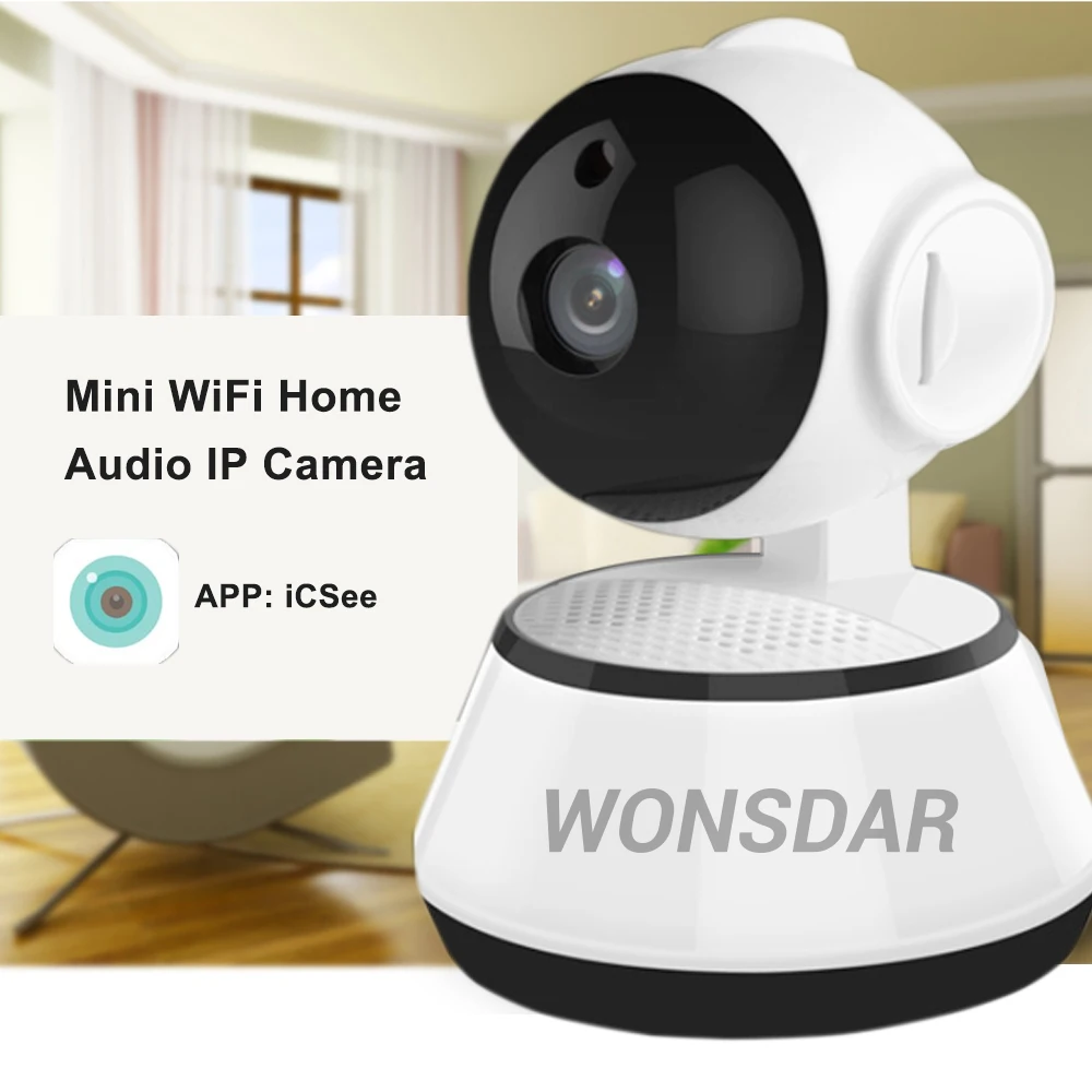 Wonsdar WI-FI IP Камера 720 P Беспроводная hd-камера видео дома видеонаблюдения сети 1MP инфракрасный ИК-радионяня P2P iCsee