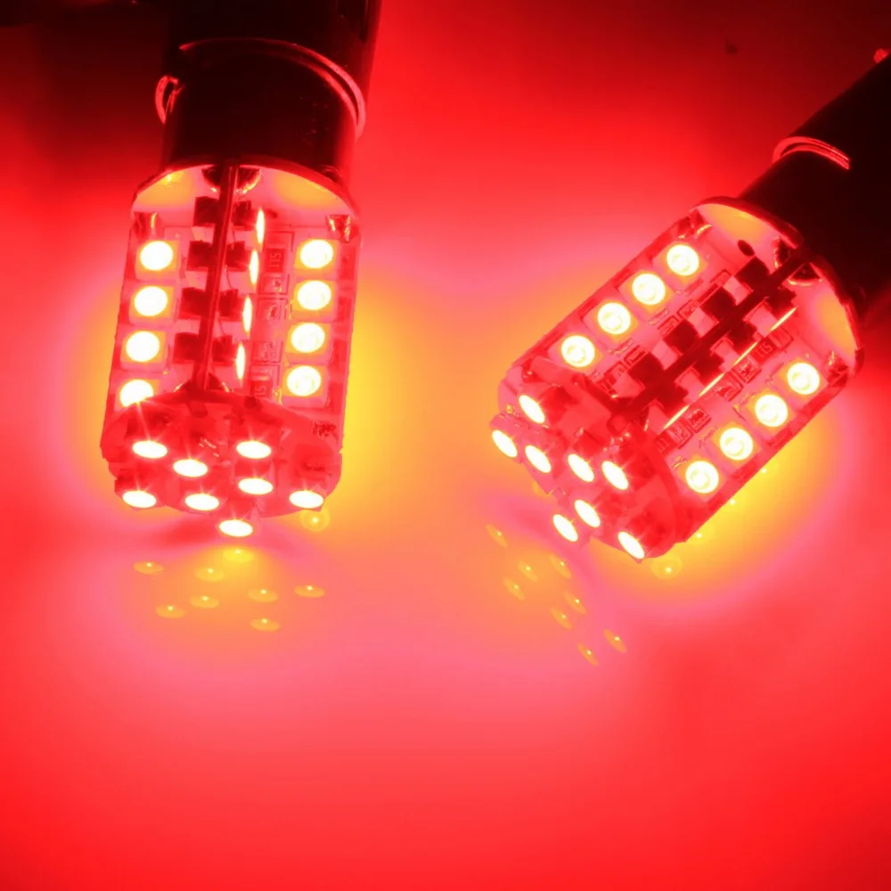 ANGRONG 2x567 PR21/5W 780 BAW15d лампа 40 SMD красный светодиодный индикатор задние стоп сигналы