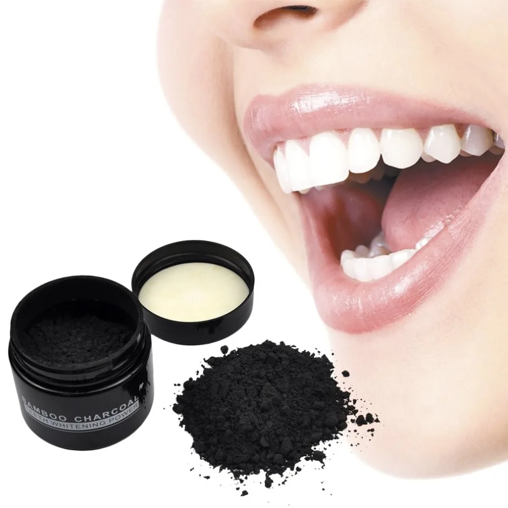 20g Teeth Whitening Scaling Powder Oral Hygiene Cleaner Natural Bamboo