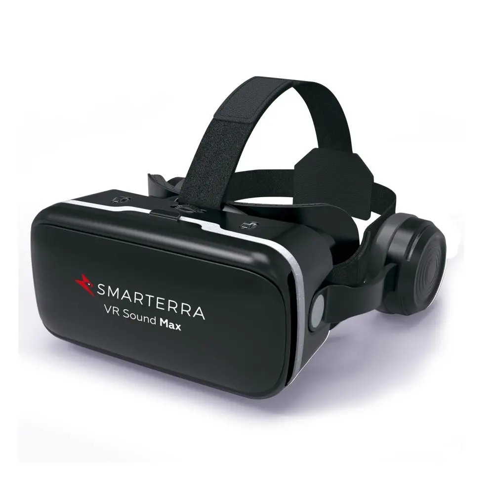 3D очки Smarterra VR S-Max c наушниками и пультом управления(черные