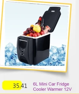 Car Refrigerator 6L Freezer Two Type Electrical Cooler Heater for Travel Hiking Camping Outdoor Dual-use Icebox Auto Fridge