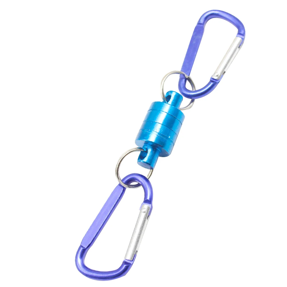 

Connector Net Carabiner Tool Practical Fly Fishing Portable Quick Release Magnet Buckle Multi Functional Landing Cycling Durable