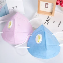 Анти-загрязнения безопасности Анти-пыль Складная маска одноразовая защита Smog PM2.5 нетканые ткани черный активированный уголь многоцветные