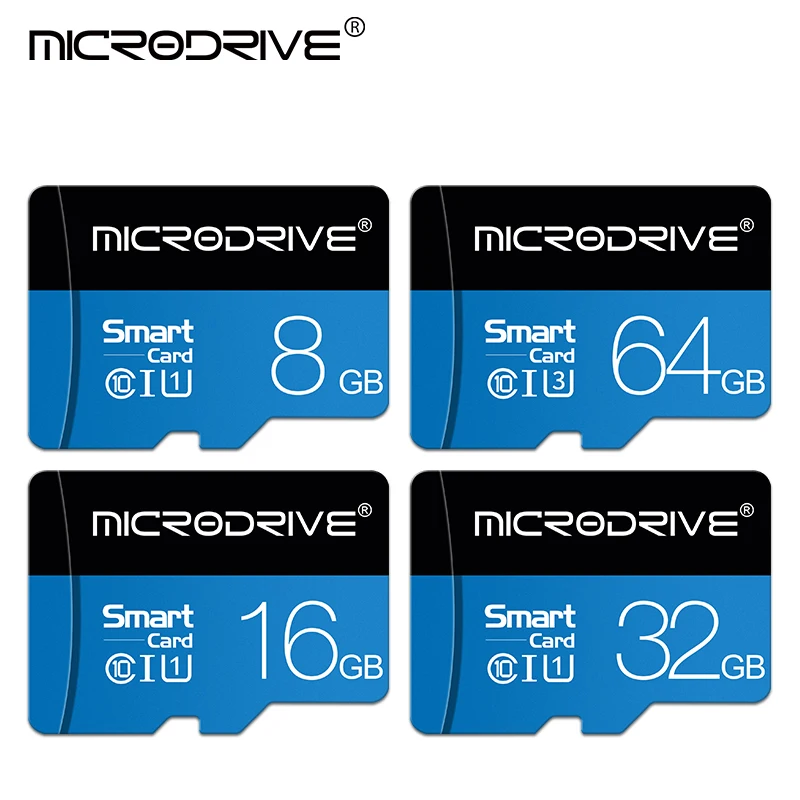 Microdrive оригинальная micro sd карта 8,16, 32,64 Гб класс 10 MicroSD/TF карта флэш-памяти 128 ГБ SDHC SDXC sd карта для смартфонов