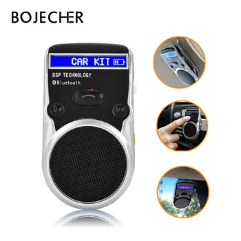 

Solar Powered Speakerphone Wireless Bluetooth Handsfree LCD Display Car Kit Bluetooth Speaker For Mobile Phone Hands Free