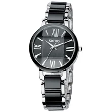 Kimio Brand Women Imitation Ceramic Watches Bracelet Quartz Watch Big Dial Wristwatches Ladies Stainless Steel Bracelet Watch цена Kimio Brand Women Imitation Ceramic Watches Bracelet Quartz Watch Big Dial Wristwatches Ladies Stainless Steel Bracelet Watch цены онлайн