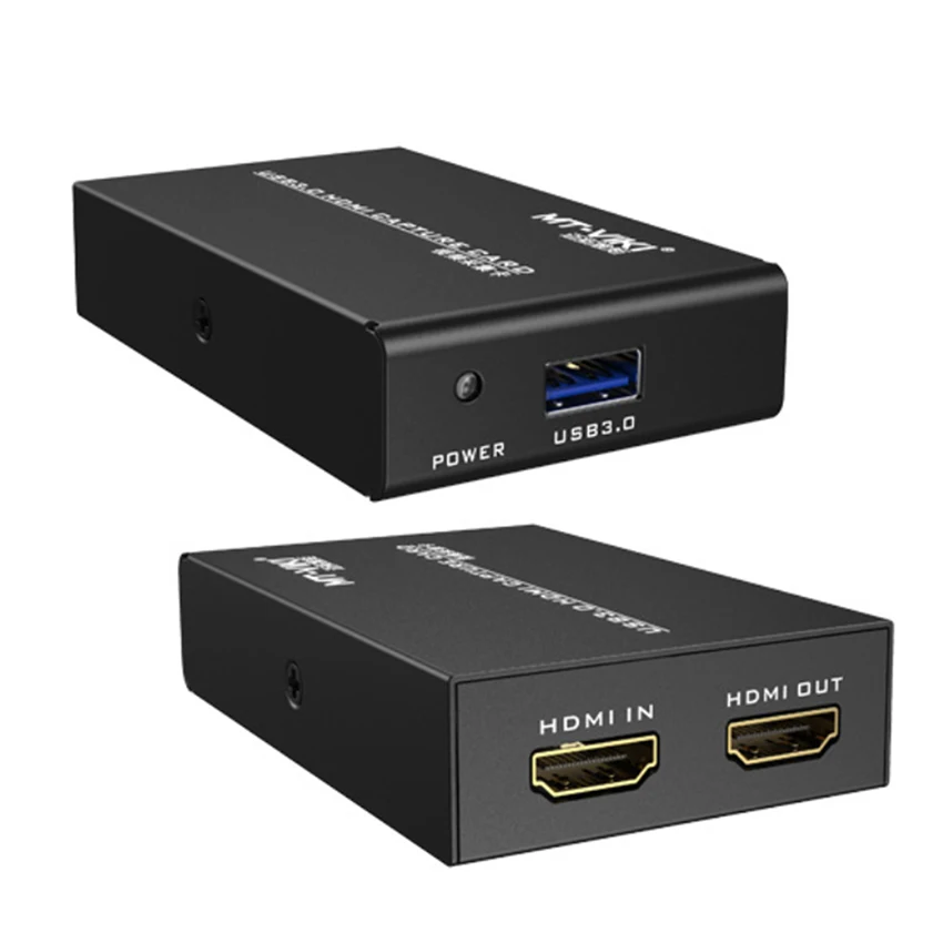 

HDMI Video Capture Card USB 3.0 HD 1080P 60fps Low latency Live Streaming Game Recorder Device Compatible with ps4 ps3 switch X