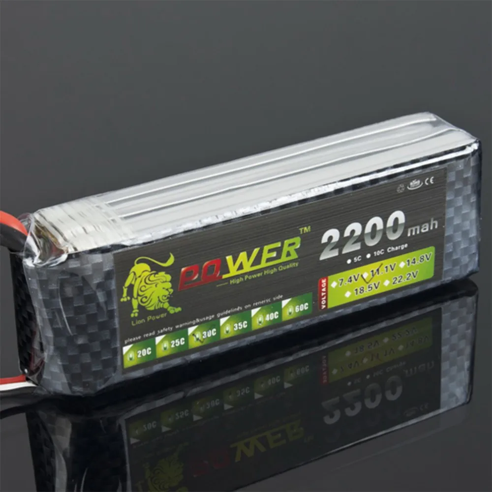 skymaker Lipo Battery, Lipo Battery 3S 11.1v 2200mAh 30C LION POWER Battery 