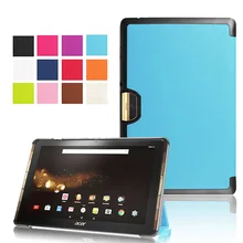 Magnetic Limited Top Fashion Fashion Waterproof Smart Pu Cover Case Folio Stand for 2016 for Acer Iconia Tab 10 A3-a40 Tablet