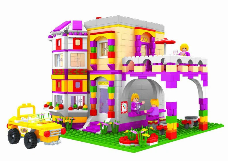

Ausini building block set compatible with lego girl friend's series 140 3D Construction Brick Educational Hobbies Toys for Kids