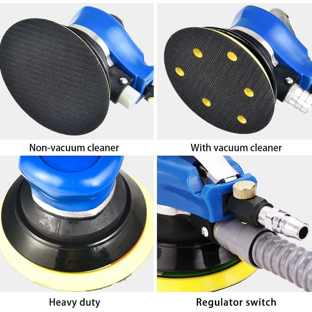 Car Polisher Random Orbital Detailing Waxer er Auto Truck Professional Polisher Vacuum Cleaner Set Tool 5 Inch Polishing
