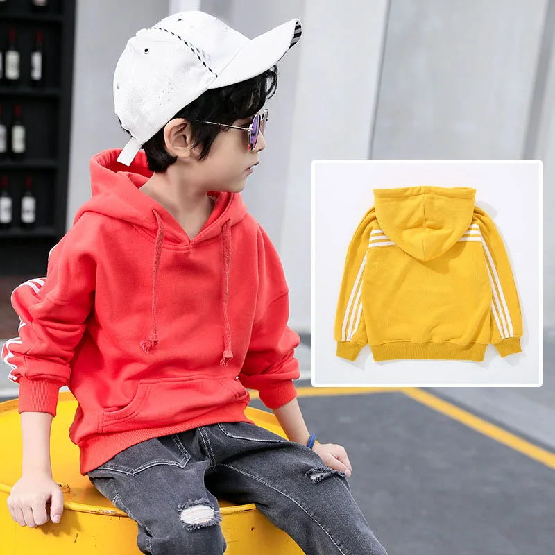 cotton hooded long sleeve jackets for teenage boys sport coats clothing