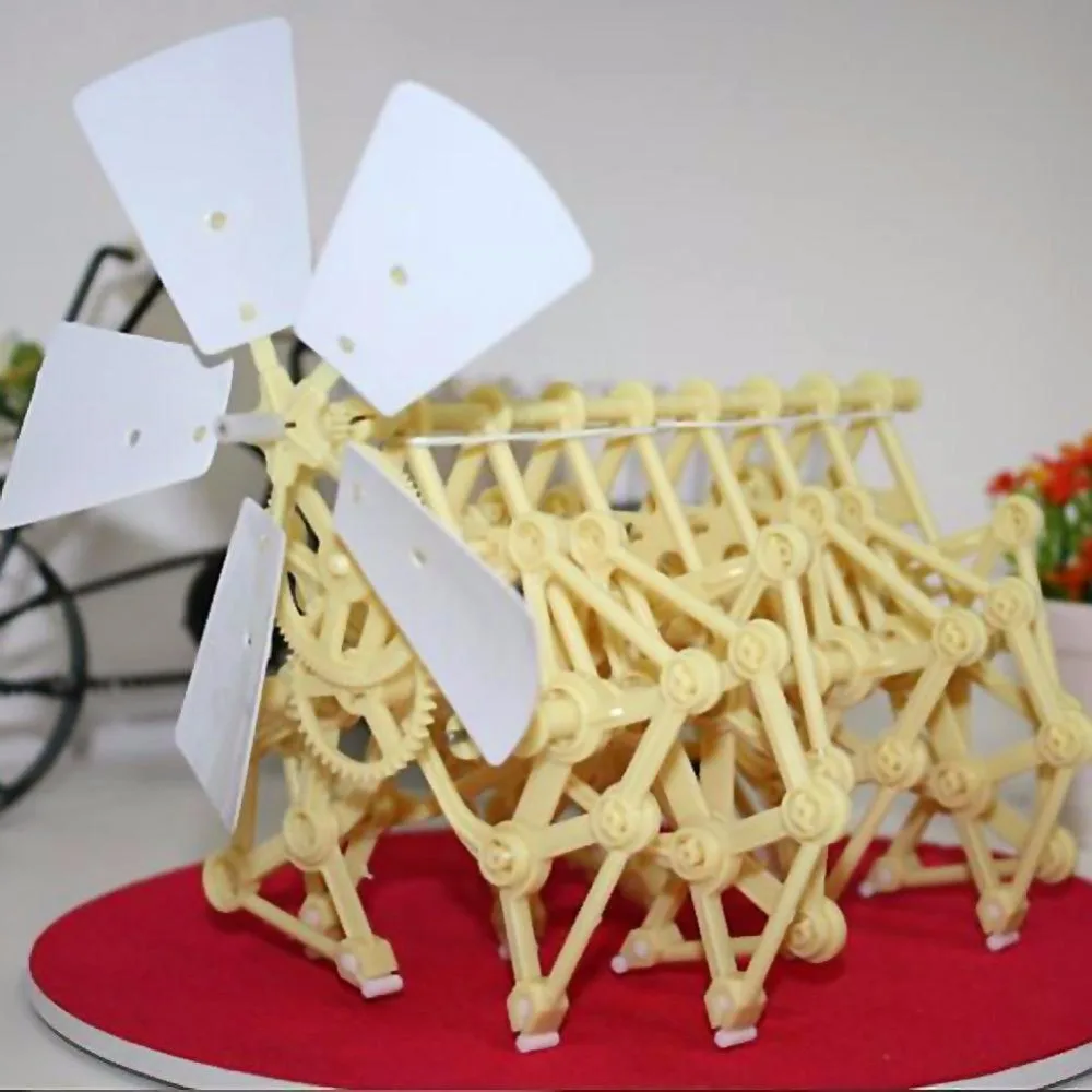 Kits Modelo de Construção eólico diy andar walker mini Tema : Diy Toy