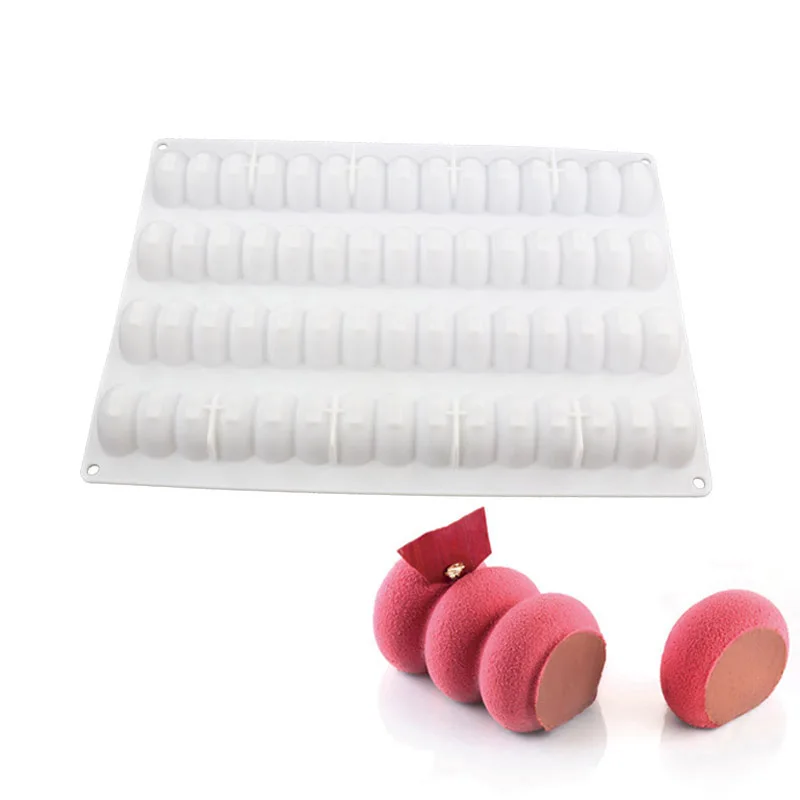 

DINIWELL Silicone Cake Molds Modular Infinity Rectangle Wave For Brownie Roll Dessert Mousse Pan Chiffon Sponge Baking Tools