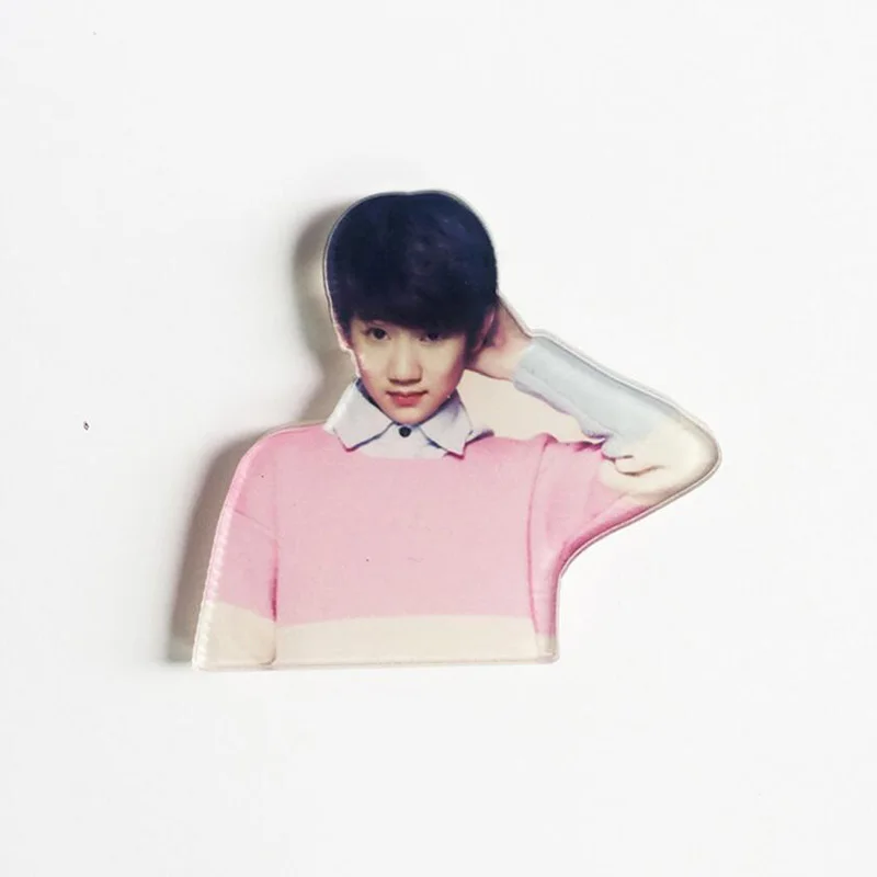 Милые забавные мультяшные Броши TFBoys Karry Roy Jackson акриловые броши значок брошь для