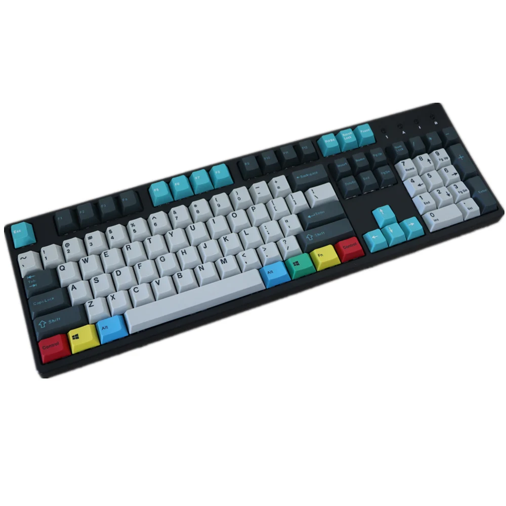 cmyk pbt keycap Вишневый профиль 9 клавишный краситель подбитые брелки подходят переключатели cherry MX