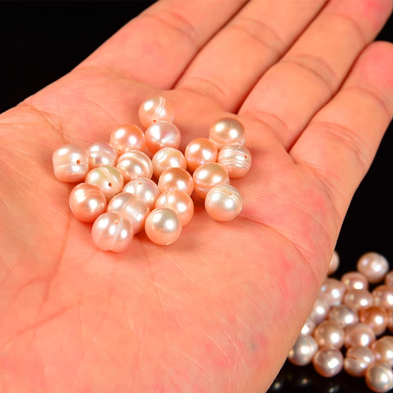 

freshwater pearl beads 58456 2colours natural stone beads jewelry making bracelet necklace charms for women men