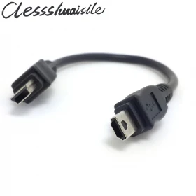 10 см USB 2,0 OTG кабель хоста MINI A 5pin Male to Mini B 5pin провод с вилкой Mini-a to mini-b