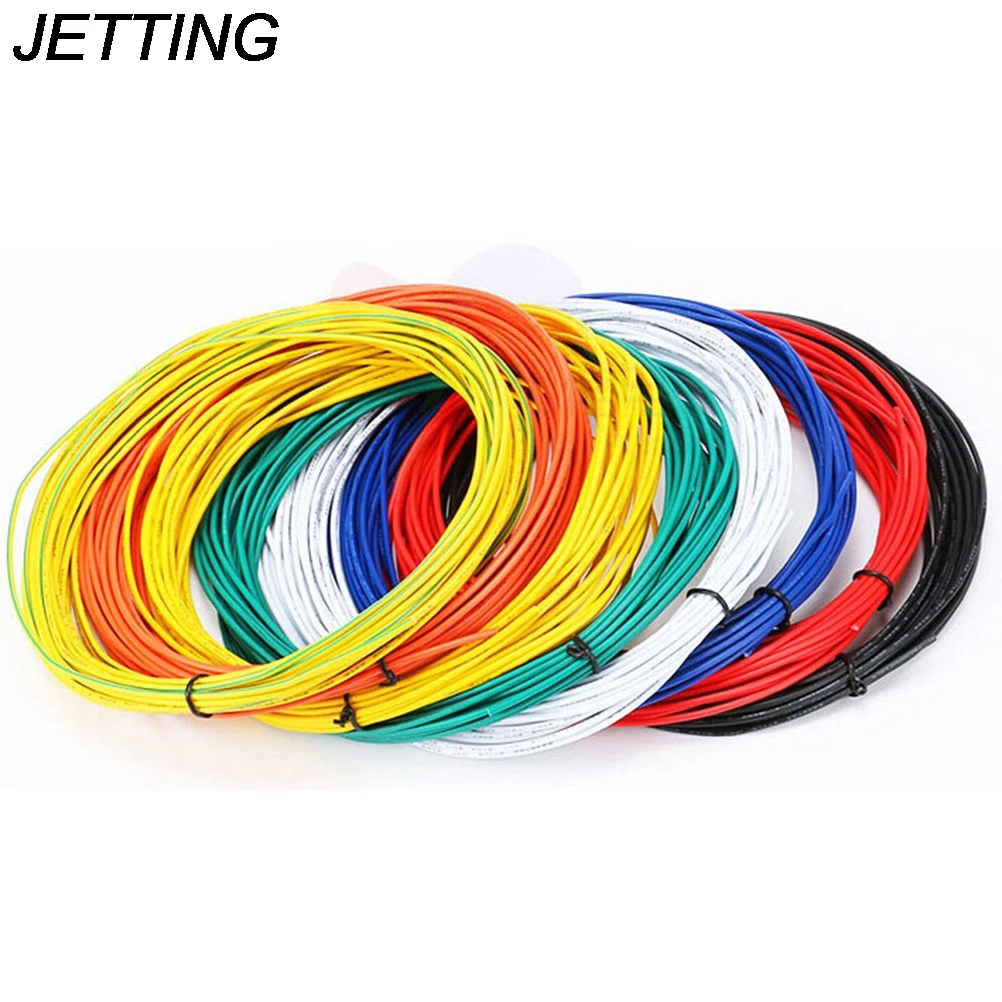 

New 5/10 metres super flexible 26AWG PVC insulated Wire Electric cable, LED cable, DIY Connect 10 colors 2 Sizes choose