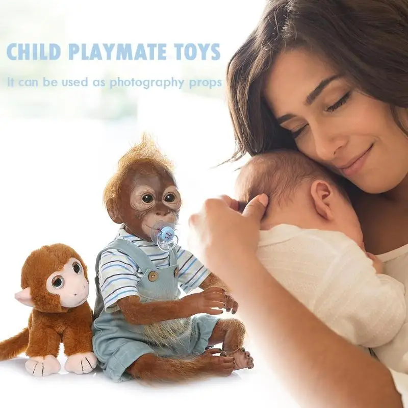 

50CM Vinyl & Environment Cotton Lovely Reborn Baby Vivid Simulation Baby Lifelike Doll Child Playmate Toys Simulation Doll Set