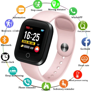 

LIGE New Smart Bracelet Heart Rate Blood Pressure Monitor Sport Smart Band fitness tracker Watch Pedometer Pulseira inteligente
