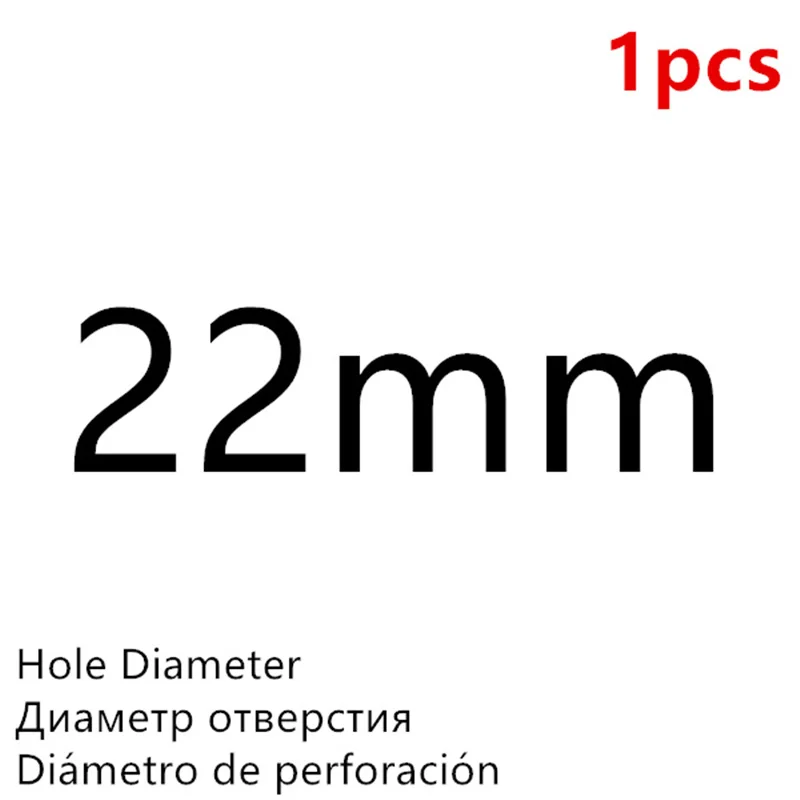 Black 22mm - 1Pcs Высокое Качество Дырокол для пробивки отверстий в коже Круглый стальной кожаный дырокол 1 мм-25 мм металлические прокладки пластиковые резиновые инструменты - Цвет: Black 22mm - 1Pcs