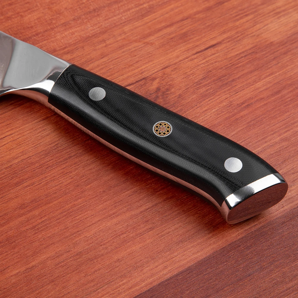 Mokithand 7 дюймов Дамасские Ножи Santoku Профессиональный VG10 японский кухонный нож 67 слой стальной нож шеф-повара с G10 ручкой
