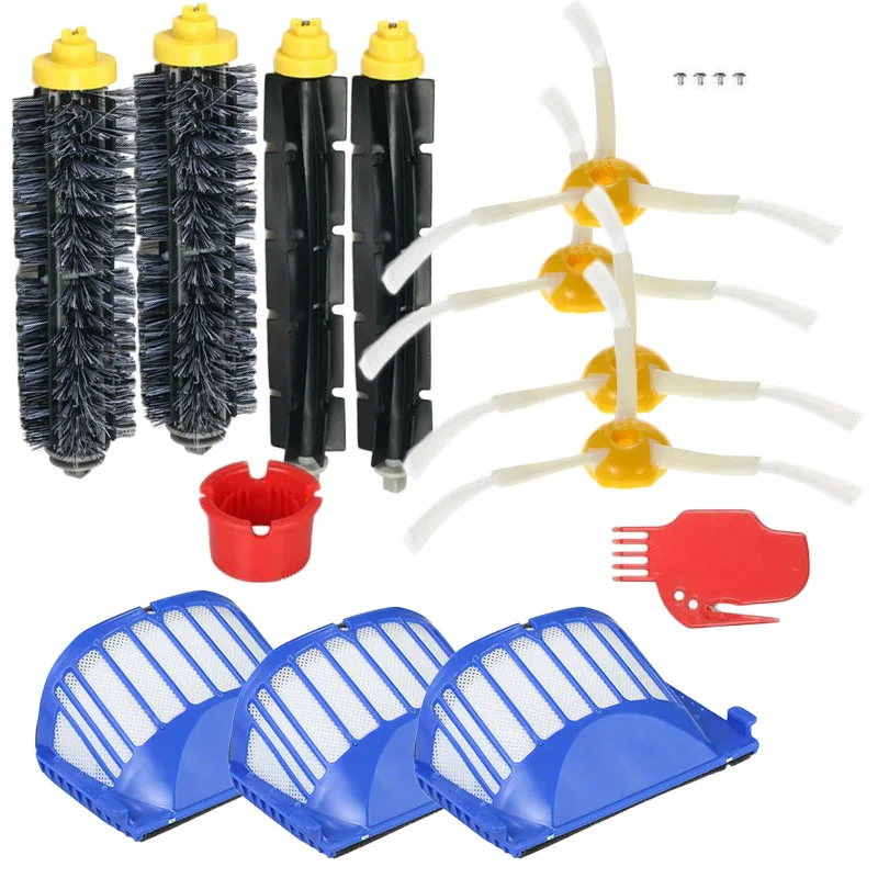 

Replacement For iRobot Roomba 600 Series 690 650 Brushes Vacuum Cleaner Cleaning tools Filters Flexible beater