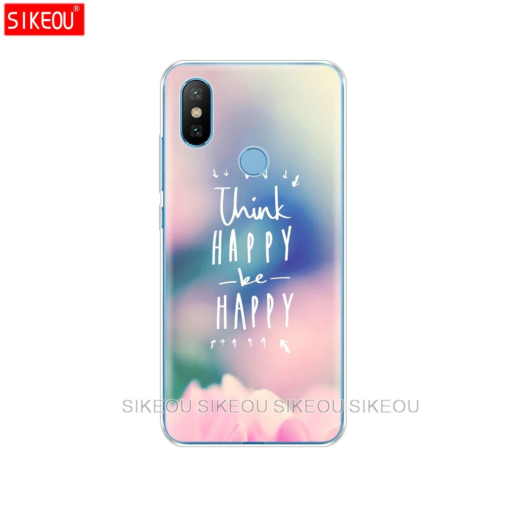 Силиконовый чехол для Xiaomi Mi 8 8SE A1 A2 5 5S 5X 6 Mi5 MI6 NOTE 3 MAX Mix 2 2S Think Be Happy Choose|Бамперы| |