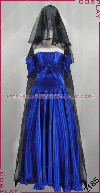 Dance With Devils Ritsuka Tachibana Long Blue Wedding Dress Cosplay Costume S002 |