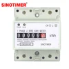 Factory Price 5(100)A 230VAC 50/60Hz Single Phase Energy Counter Meter Analog Electric Wattmeter Household Electric Din Rail ► Photo 1/6