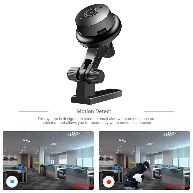 

Smallest Wireless Camera Ip Wi-fi 720P Home Security CCTV IP Camera Wifi IR-CUT Night Vision Two-way Audio Button Mini Cameras