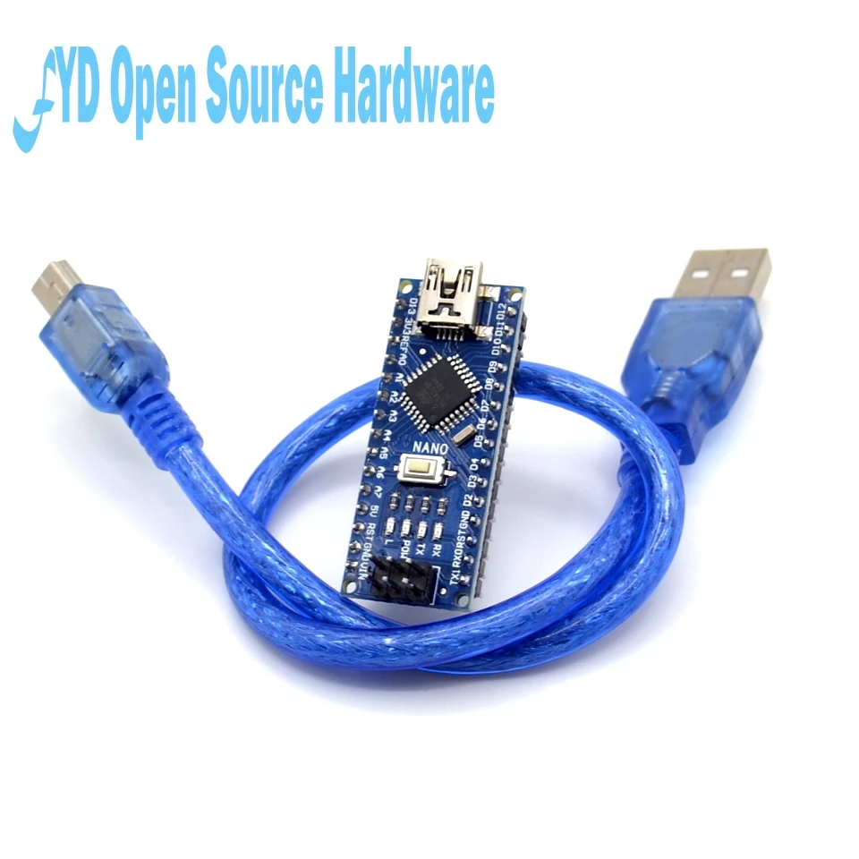 

Nano 3.0+USB Cable ATmega328 Mini-USB Board CH340G