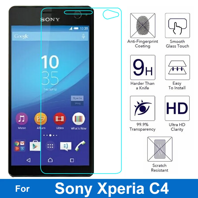 

0.26mm 2.5D Explosion-proof Tempered Glass Screen Protector Film For Sony Xperia C4 E5303 Dual E5306 E5333 E5343 E5353 E5363