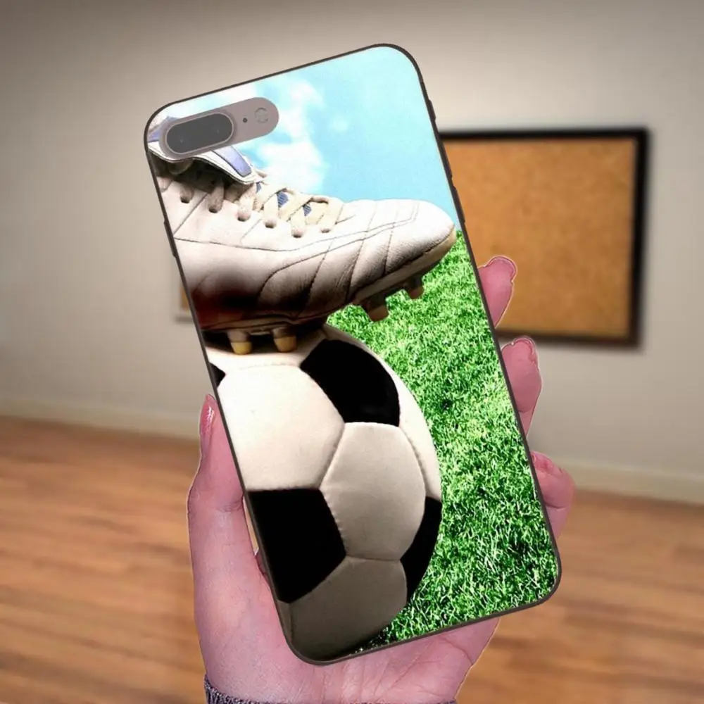Soccer Football R Мягкий чехол для телефона Apple iPhone X XS Max XR 4 4S 5 5S SE 6 6S 7 8 Plus|Чехлы-накладки| |