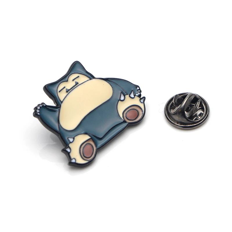 P3361 Dongmanli Snorlax милые металлические эмалированные булавки и броши для женщин и мужчин нагрудные булавки рюкзак сумки шляпа значок подарки