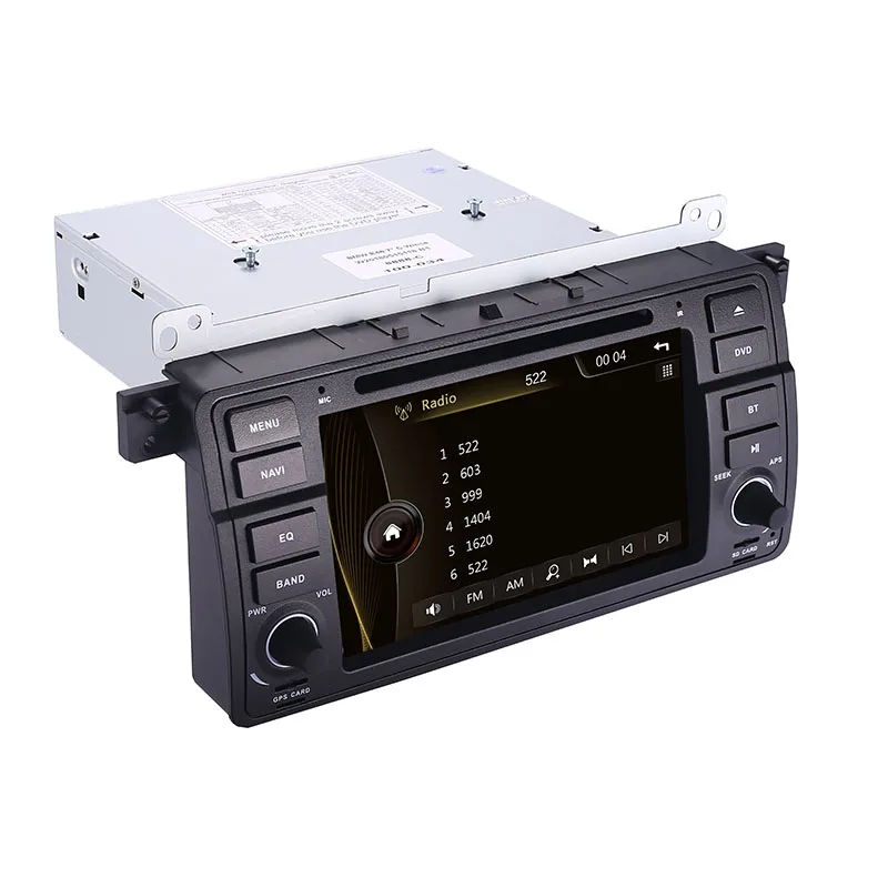 Top Factory Price 1 Din Car DVD Player for BMW E46 M3 With GPS Bluetooth Radio RDS USB Steering wheel Canbus Free Map+Camera MIC 4
