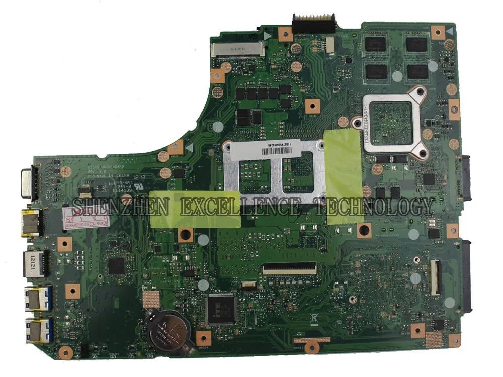 For Asus K55VD REV.3.1 Motherboard 60-N8DMB1700-C04 USB3.0 PGA989 fit K55A