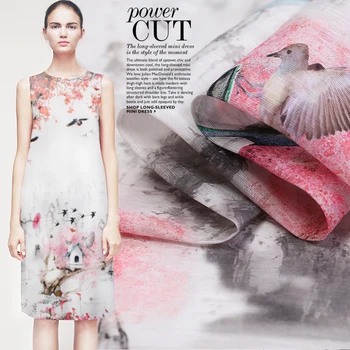 

Chinese style printing silk linen fabric breathable dress natural linen fabric chinese silk fabric wholesale linen cloth