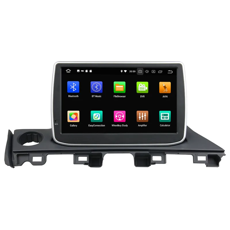 Excellent Aotsr Android 8.0 7.1 GPS navigation Car DVD Player For Mazda 6  Atenza 2017 multimedia radio recorder 2 DIN 4GB+32GB 2GB+16GB 2