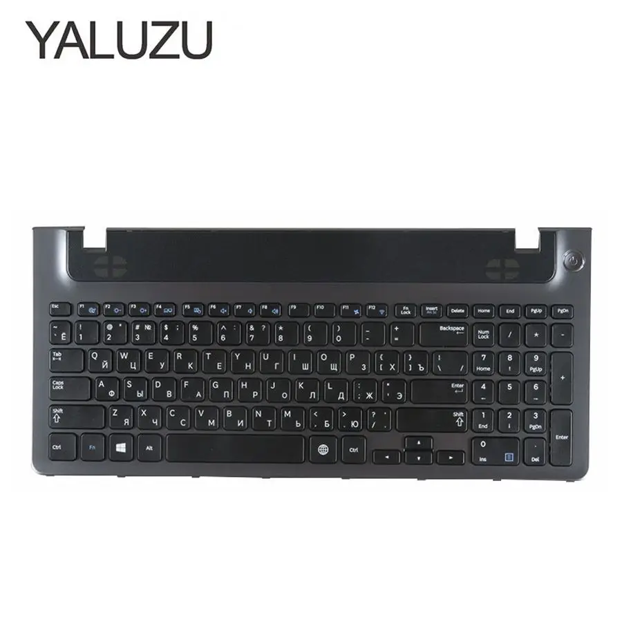 

YALUZU Russian New laptop keyboard with frame for samsung NP355E5C NP355V5C NP300E5E NP350E5C NP350V5C BA59-03270C RU keyboard