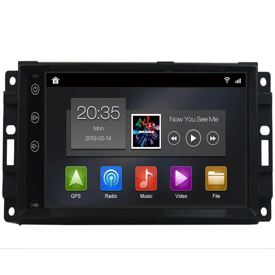 Discount android 9.0 8 core Car Multimedia GPS HiFi Audio Radio Stereo For Jeep Wrangler JK J8 2007~2018 Original Style Navigation NAVI 2