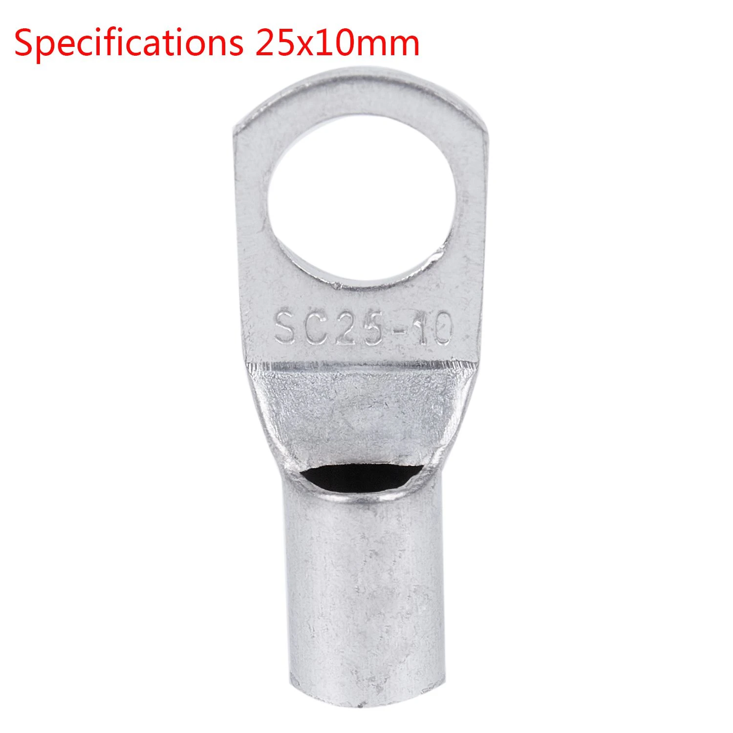 Tubo de cobre 5X 6 25Mm X 10Mm Cable De Arranque De Batería Lug soldadura Crimp terminalc 8 Tubo de cobre 5X 6 25Mm X 10Mm Cable De Arranque De Batería Lug soldadura Crimp terminalc 8