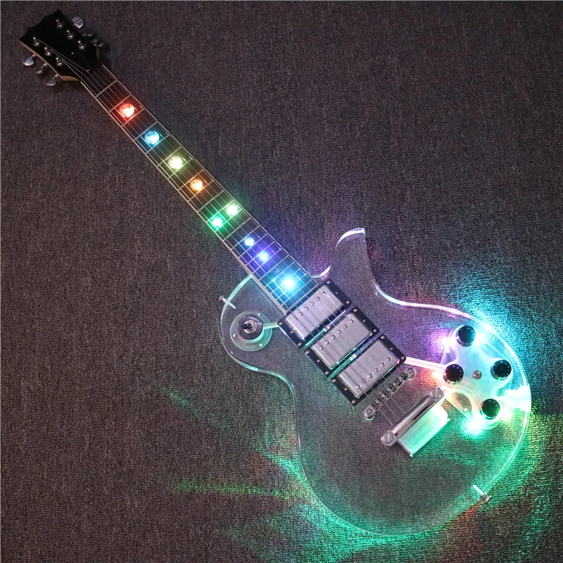 New design! Afanti Music Acrylic Body Super Electric guitar with